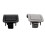 2X Rear  Buckle Hand Adjustment  Cover Rear  Handle for  X60 Accessories Black 5