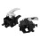 2Pair Car Interior Door Handle for  Navara D40 Ute / Pathfinder R51 05-13 2