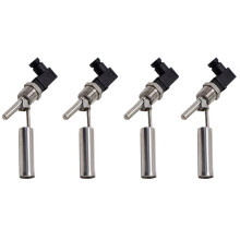 4 Pièce Série Le Capteur de Niveau D'Eau à Flotteur Liquide Interrupteur à Flotteur à Montage Latéral en Acier Inoxydable Sûr Sous 220 V