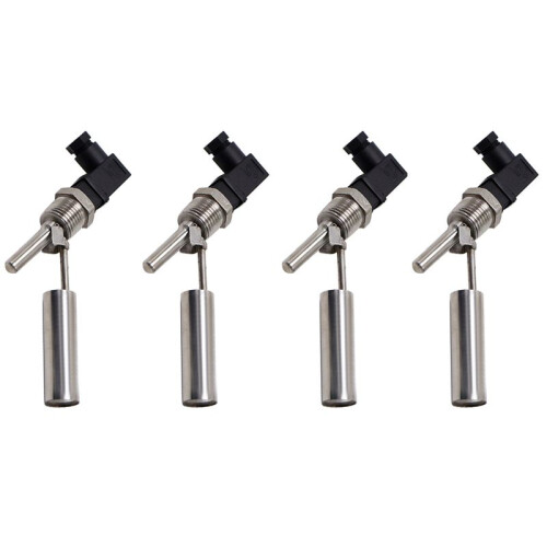 4PC Liquid Float Water Level Sensor Side Mount Float  Safe Stainless Steel Under 220V