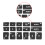 2X for- A4, B6, B7 2000-2004 AC Climate Control Button Repair Decals Sticker 3