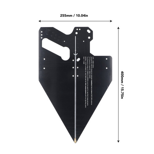 High Accuracy Log Periodic Antenna 0.1-12GHz | PCB Passive Direction Finding 1