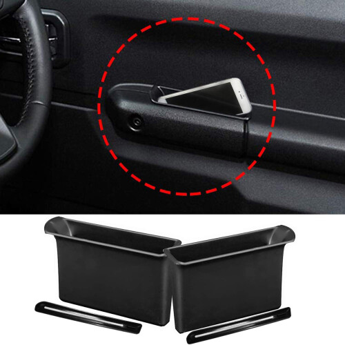 4Pcs Front Row Door Side Storage Box Handle Pocket Armrest Phone Container for  Jimny 2019 2020 Accessories 1