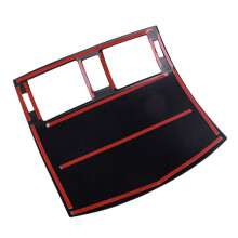 2X Carbon Fiber Car Central Console Air Outlet Vent Cover Trim for 2007 2008 2009 2010 2011 2012 2013