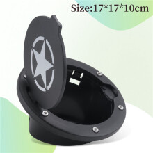 Gas Tank Cap Cover Fuel Tank Cover 4-Door 2-Door for 2007-2018 Jk & Unlimited Car Accessories