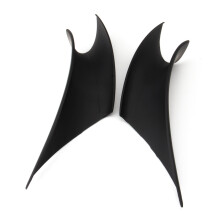 4Pcs ABS Interior Door Handle Pull Protective Cover for - 3 4 Series 3 Series F30 F35 2013-2019 Black
