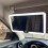 Car Sun Visor LED Makeup Mirror, Rechargeable Led Mirror with Dimmable Touch Screen, Makeup Mirror with 3 Light Modes, 4