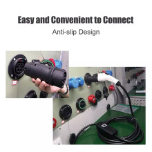 4X EVSE EV Adaptor 32A J1772 Type 1 to Type 2 Plug EV Adapter, Electric Cars Vehicle Charger Charging Connector