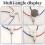 3 Pcs Ze-208S E89885 3 Speed 4 Wire Pull Chain  Ceiling Fan Light  Replacement Part,B 9