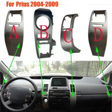 1Pair Car Dashboard Air Conditioner Outlet Penal Assembly for Prius 2004-2009 A/C Air Vent Frame Trim