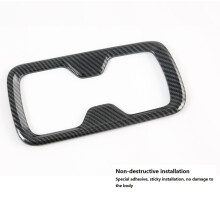 Car Front Water Cup Holder Protector Frame Cover Trim with Car Center Console Instrument Panel Decor Cover Trim