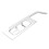 12x for  Ix25 Creta Chrome Inner Door Armrest Window  Cover Decoration Control Panel 2015-2019 5