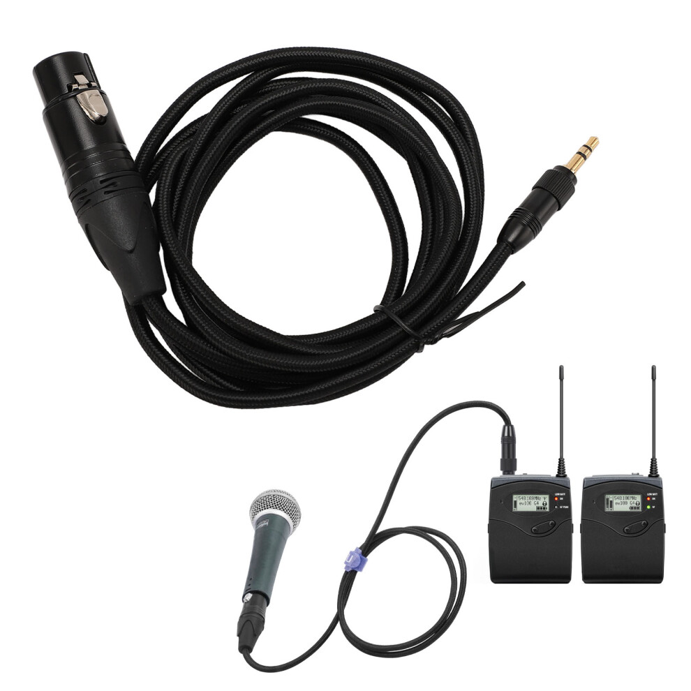 3.5Mm To Xlr Female Locking Balanced Microphone Cable 3M / 9.8Ft 4651387435044