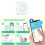 Thermal Printer Portable Wireless  Inkless Printer for Photos Receipts Notes Memo Labels Green 9