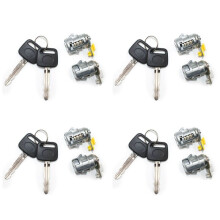 4X Door Lock Set with Key(L & R) for 89-95 Pickup 89-98 4Runner for Door Lock Cylinder Key 69051-35030