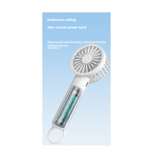 USB Handheld Fan Portable Multifunction 3 Speed Type C Rechargeable Fans with Carabiner for Outdoor Travel B