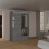 (Grey, 150cm) Charlie High Gloss Sliding Wardrobe 2