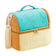 Insulated Lunch Bag Reusable Lunch Box Cute Toast Leakproof Cooler Food Lunch Tote Bags with Adjustable Shoulder Strap A