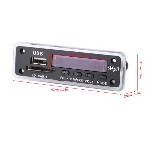 Carte décodeur d'appels Bluetooth 64 Go 92x29x31mm ABS 1