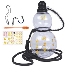 Chinese Retro-Inspired Gourd Style Water Bottle 800ML Gourd Water Bottle Gourd Sports Water Bottle Transparent