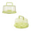 Cake Transport Box with Lid and Handle Cake Box Cup Cake Container with Handle Cake Transport Container Green 1
