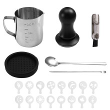 Zestaw Ubijaków do Kawy, Zestaw Akcesoriów do Espresso, z Ubijakiem do Espresso 51 mm, Mieszadłem do Kawy