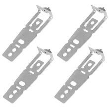 4pcs Dishwasher Mounting Bracket with Screws,WD01X27759 Dishwasher Quartz Countertop Install Clips Under Counter Cabinet