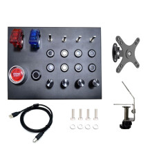 PC Simracing Universal Center Button Box for Euro Truck Moza Simagic G29G27 Fanatec Steering Wheel