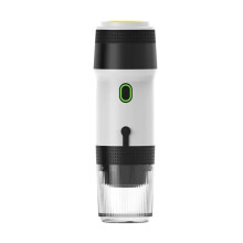 Automatic Espresso Capsule Machine, Portable USB, for Small and Large Capsules of Coffee Powder Capsule Holder Silver
