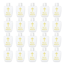 20 Stuks Wijwaterflessen Plastic 2oz Wijwatercontainer Lege Containers voor Katholieke Christelijke Halloween 60ml