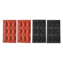 4Pcs 9 Cavity Madeline Mold Silicone Madeline Cookies Pan Nonstick Baking Pan for Make Madeleine Cookies Baking Tool