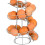 Kitchen Egg Rack, Spiral Egg Basket, Iron Practical Egg Storage Rack, Storage Rack Silver Gray 1