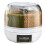 360 Rotating Grain Dispenser Grain Storage Box Transparent Sealed Jar Circular Kitchen Rice 2