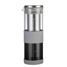 Bärbar Lufttät Cold Brew Iskaffe Maker Te Infuser - 800 Ml Cold Brew Kaffe Vattenkokare Brygningsglas Karaff Kanna