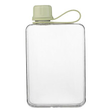 Quadratische Wasserflasche, 500 Ml, Tragbare Flache Trinkbecher, Schmale Kaltwasserflasche, Sportwasserflasche, Sommerwasserflasche zum Wandern D