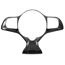 Quadro Do Volante Decoração Interruptor Botão Capa Guarnição Decoração Fibra de Carbono Cor para