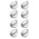 8 PCS Metal Silver Gas Stove Cooker Knobs Adapter Oven  Cooking Surface Control Locks Cookware Parts Replacement 1