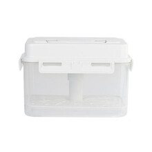 Pickle Container Rectangle Food Fermentation Storage Box for Home Kitchen Jar Airtight Pickle Press Keeper with Handle B