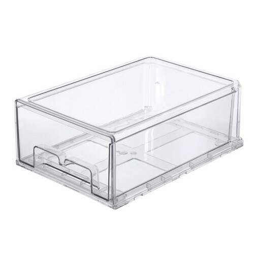 Refrigerator Drawers Stackable Fridge Organizer Bins for Refrigerator Organizers and Storage Size Small