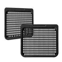 2 STUKS Kookplaat Vervanging, 10 QT Mesh Kookrek Airfryer Accessoires, Luchtfriteuse Oven, Vaatwasmachinebestendig (10 QT)