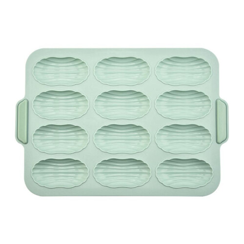 Silicone Mold Baking Mold Bread Baking Tray Nonstick Cake Mold Pans Bread Baking Tool,12-Grid Pie Mold