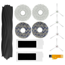 Kit di Parti di Ricambio per Deebot T20 Omni/ T20 PRO/ T20 MAX Spazzola Laterale Principale Filtri Hepa Panni per Mocio Accessori