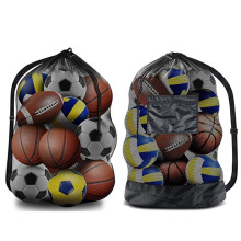 Extra Large Basketball and Volleyball Mesh Bag. Used to Store Basketball, Volleyball, Baseball and Swimming Equipment.