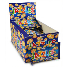 24 x 40g Hannah's White Chocolate Jazzles Bulk Case Retro Snowies Candy Bags