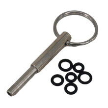 Coffee Machine Repair Tool Key, Open Security Oval Screws with Magnetic for Jura Capresso