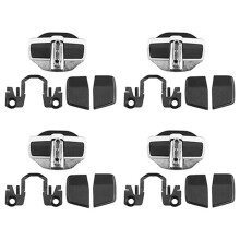 4 Zestawy TRD Stabilizator Drzwi Zabezpieczenie Zamka Drzwi Zatrzaski Korek Pokrowce dla E12 E13 C27 C28