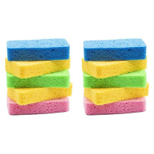 Esponjas de Celulose Grandes, Esponjas de Cozinha para Prato, Esponjas de Limpeza para Serviço, Esponja de Esfregar Sem ArranhõEs para Panelas 10