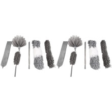 12 Unidades de Kit de Limpeza de Espanador, Espanador Extensível de Microfibra para Limpeza de Poeira, Teia de Aranha, Teto, Luzes, Cortinas, Carros
