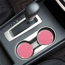 4Pcs Bling Car Cup Holders Rhinestone Car Anti Slip Insert Cup Mat Drink Coasters Crystal Vehicle Accessories
