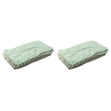 40 Pak Keuken Vaatdoek, Absorberende Microfiber Schoonmaakdoekje voor Het Schoonmaken van Gerechten, Keuken, Badkamer (Grijs & Groen)